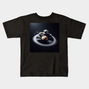 Saturn Turntable Kids T-Shirt